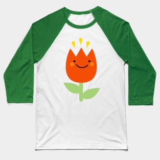 Happy Tulip Baseball T-Shirt